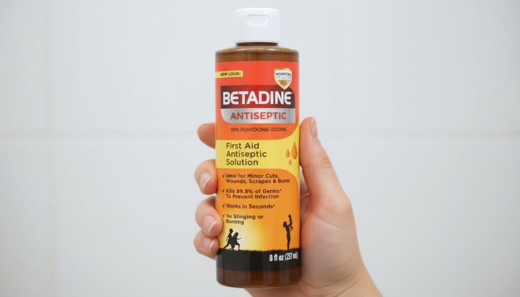 iodine for sore throat