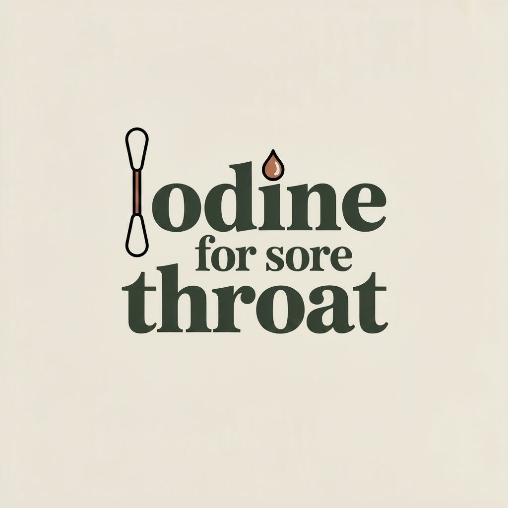 iodine for sore throat