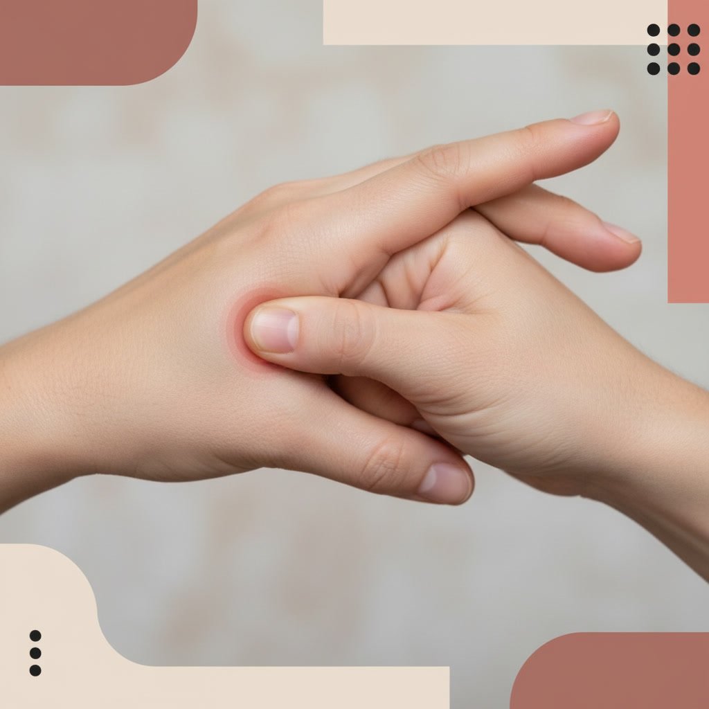 LI4 pressure point for headache relief