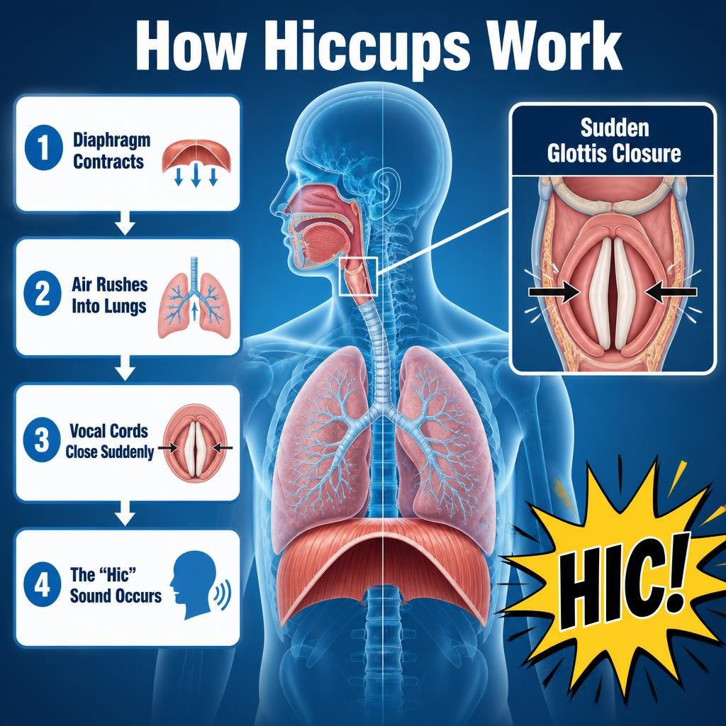 How hiccups work - how to get rid of hiccups