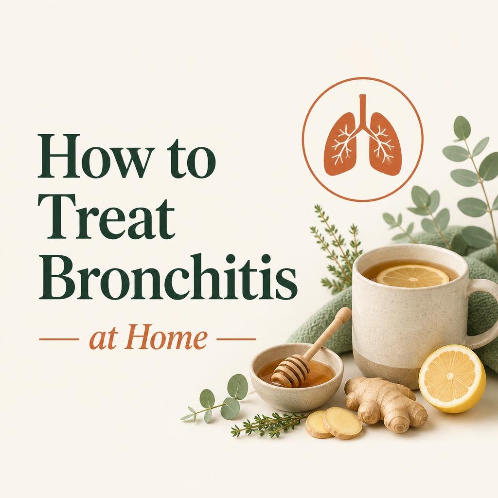 whole ingredients to treat bronchitis at home
